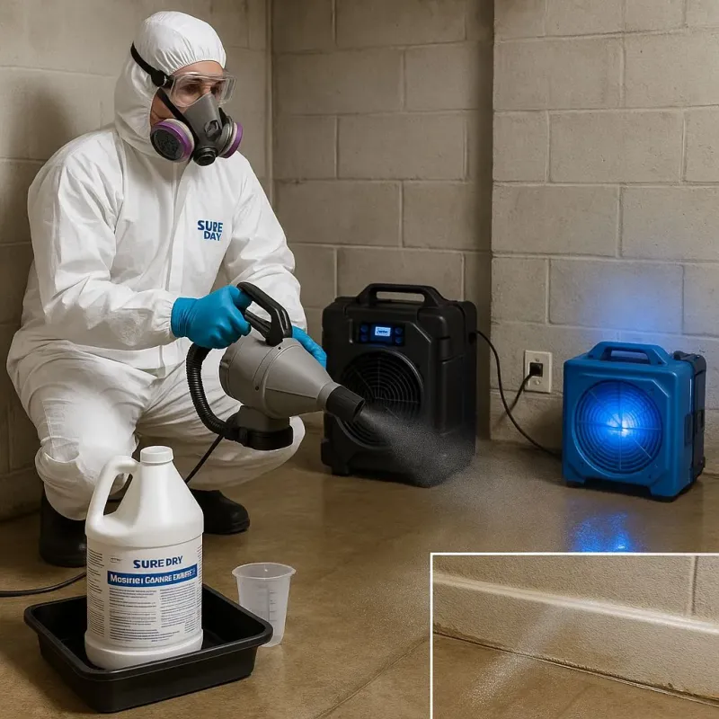 Sanitization and Odor Removal process in Bloomington, TX