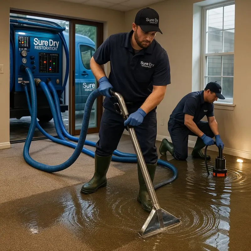 Water Extraction and Removal process in Bloomington, TX